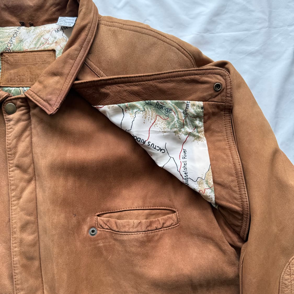 90s 말보로 스웨이드 자켓 상품이미지4