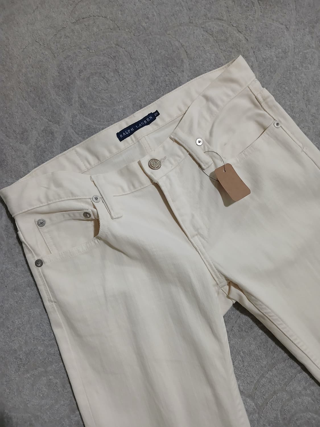 *Ralph Lauren 여성 아이보리 슬림핏 팬츠 26 상품이미지3