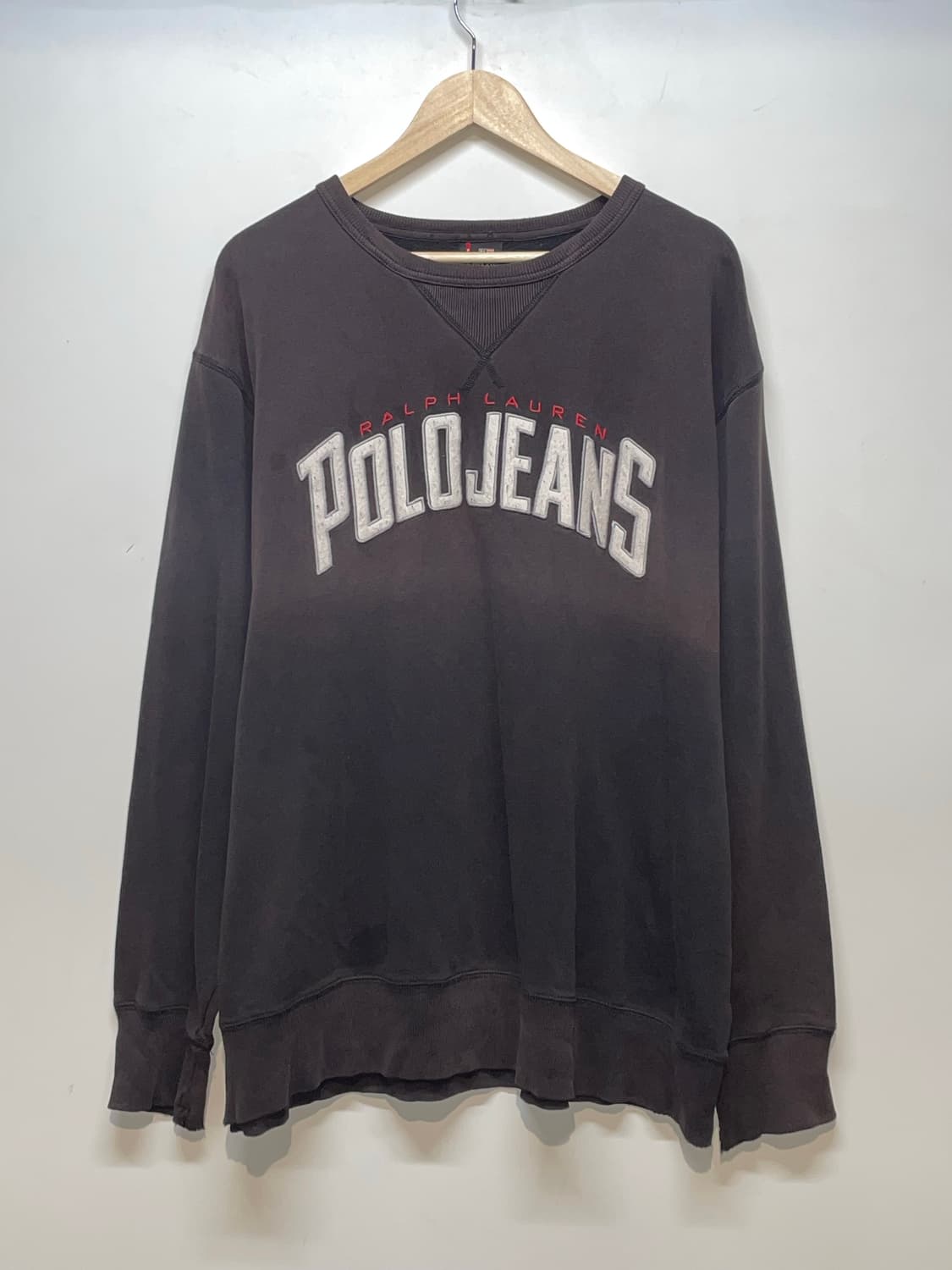 폴로진스 브라운 맨투맨 티셔츠 상품이미지2