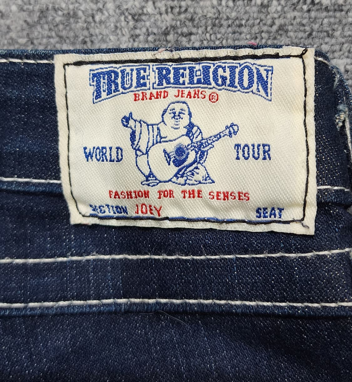 트루릴리젼 JOEY 백포켓 큐빅 로우라이즈 부츠컷 데님팬츠 청바지 26 상품이미지6