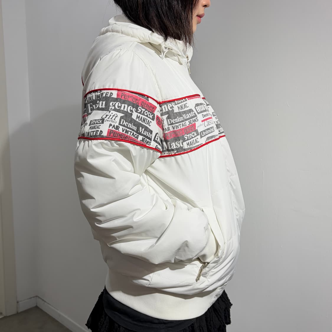 EVISU 에비수 화이트 패딩 상품이미지3