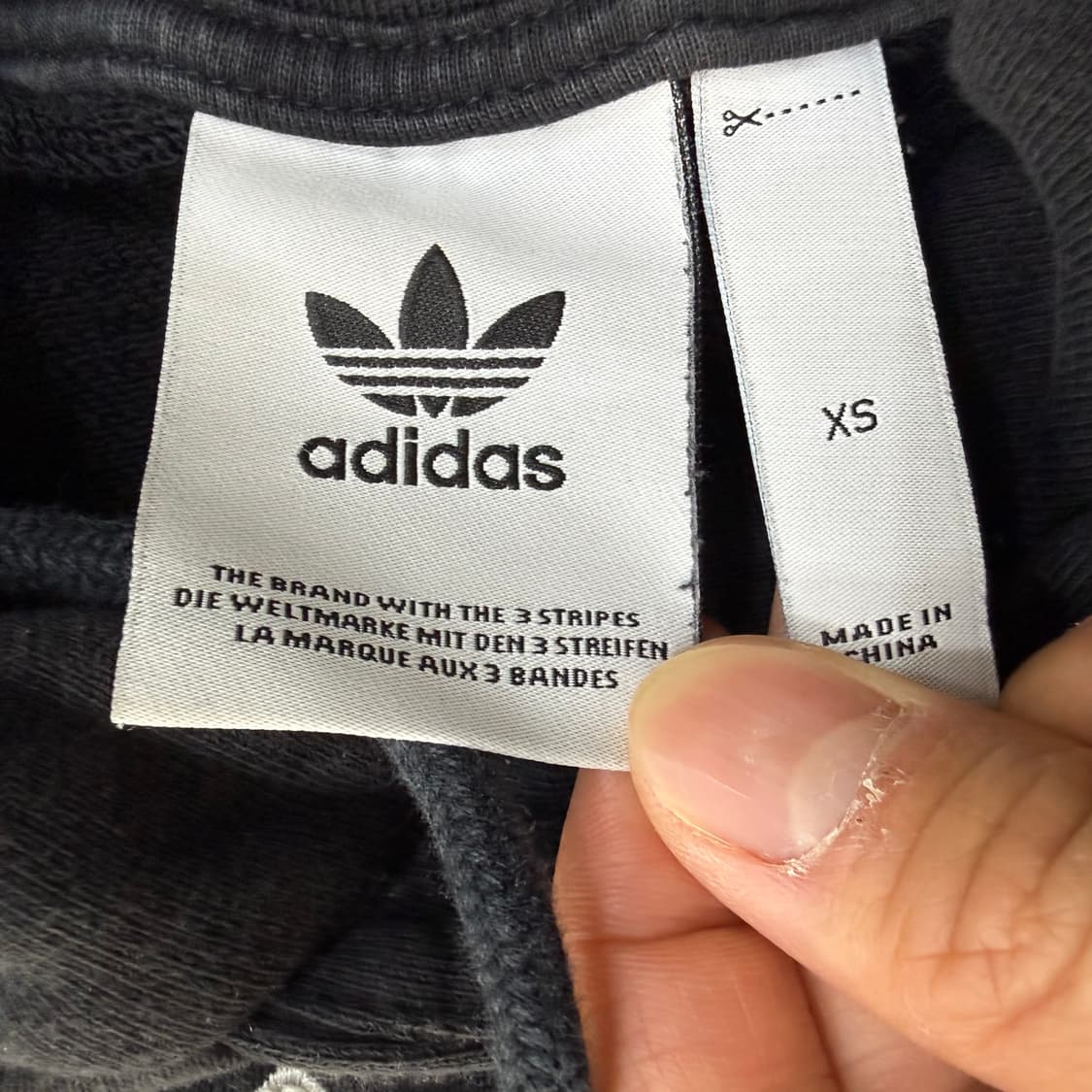 XS 아디다스 트레포일 후드티 0313T 상품이미지3