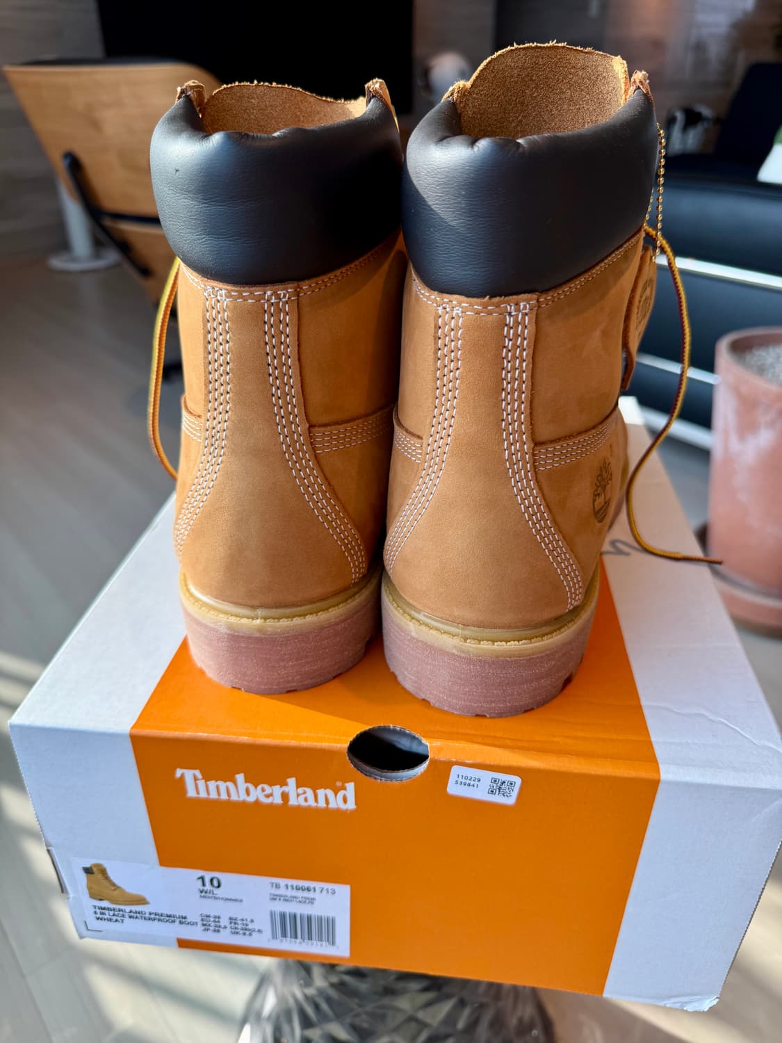 팀버랜드 6인치 워터프루프 부츠 위트 누벅 와이드 280 상품이미지2