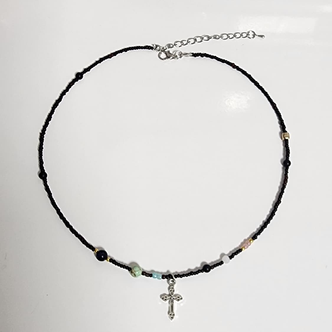 남자 원석 포인트 목걸이 상품이미지2