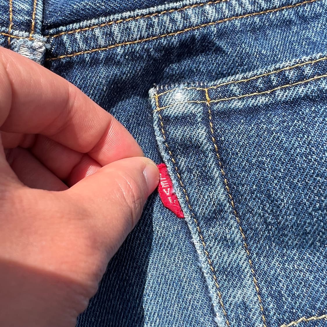 LVC 551Z XX 셀비지 데님 팬츠 상품이미지7