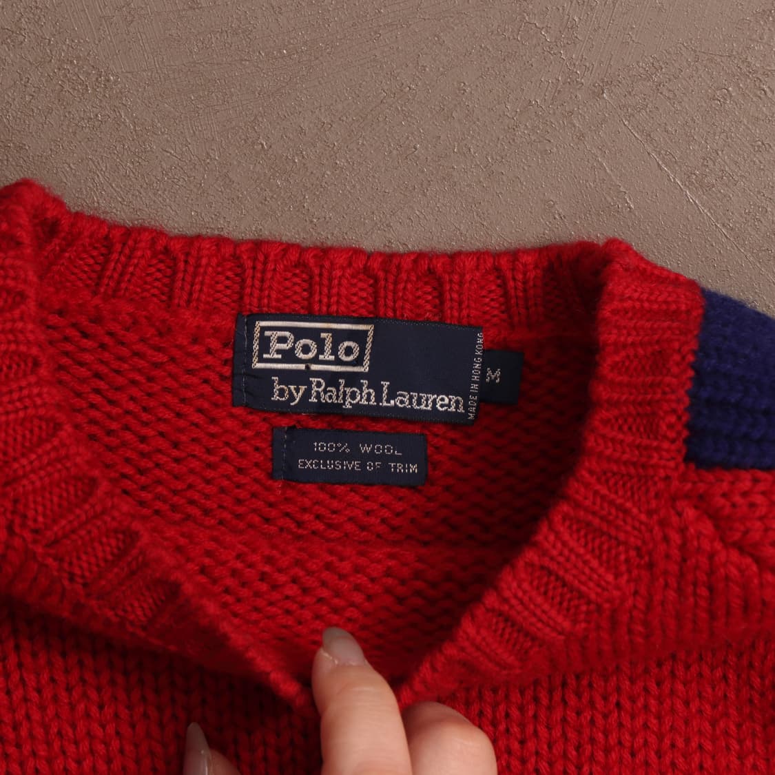 90's 폴로 랄프로렌 헤비울 스웨터 A1720 상품이미지3