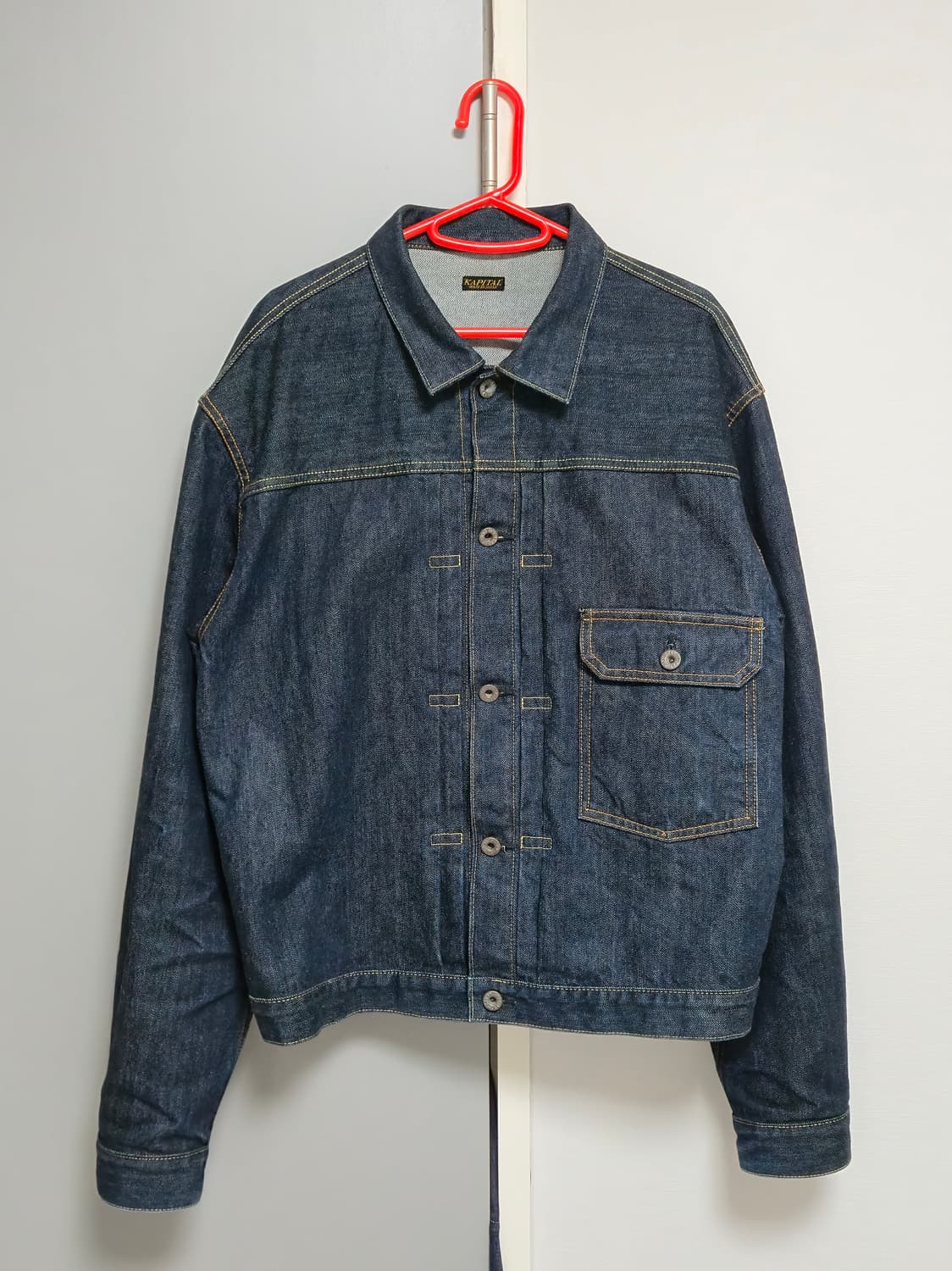 [KAPITAL]캐피탈 데님 원 워시 자켓 인디고 4 SIZE 상품이미지1