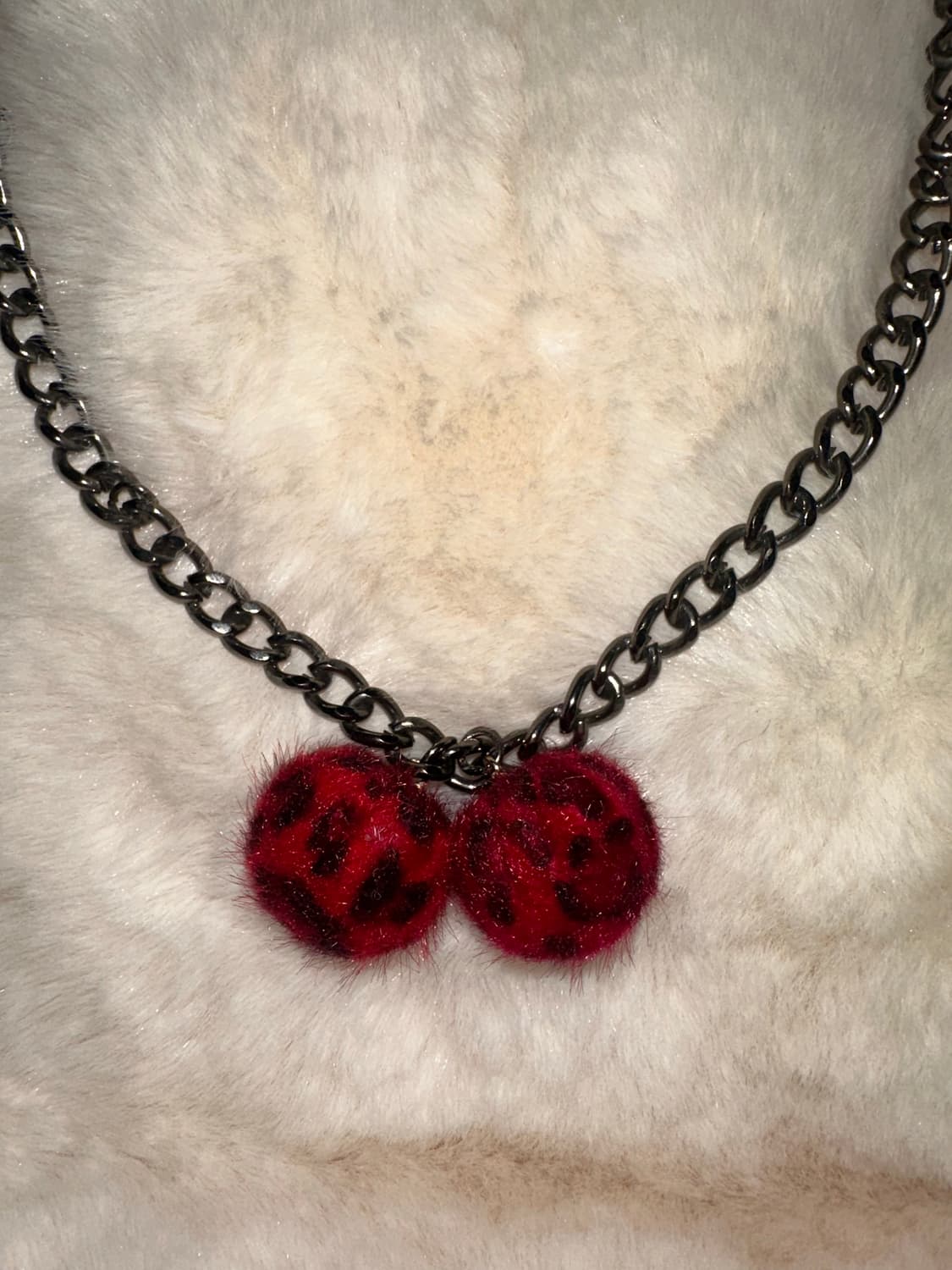 오리엔탈 고스펑크 호피볼 목걸이 상품이미지1