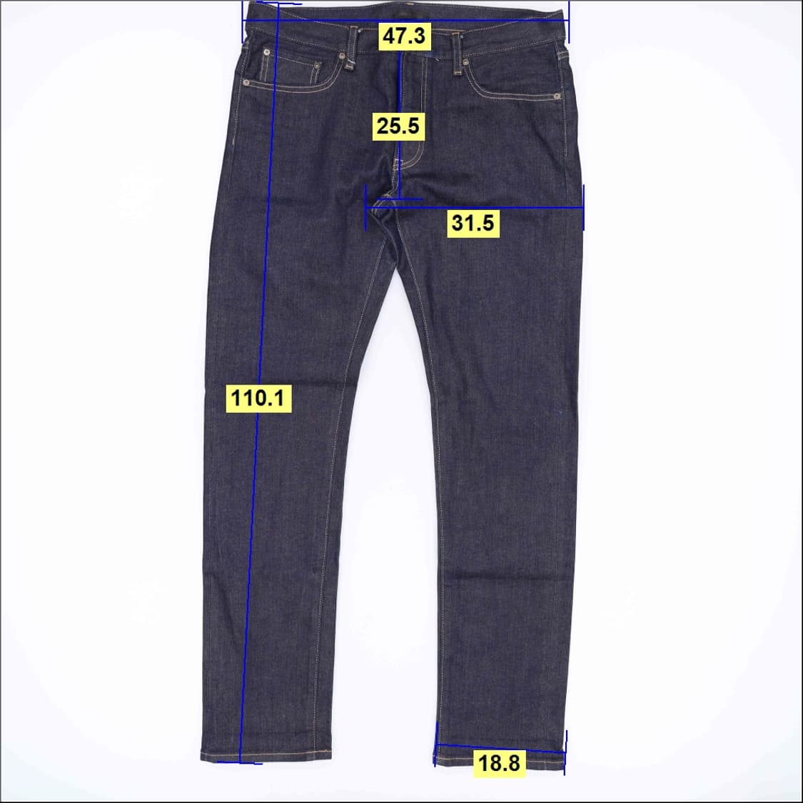 86 유니클로 셀비지 데님팬츠 0415H1 상품이미지7