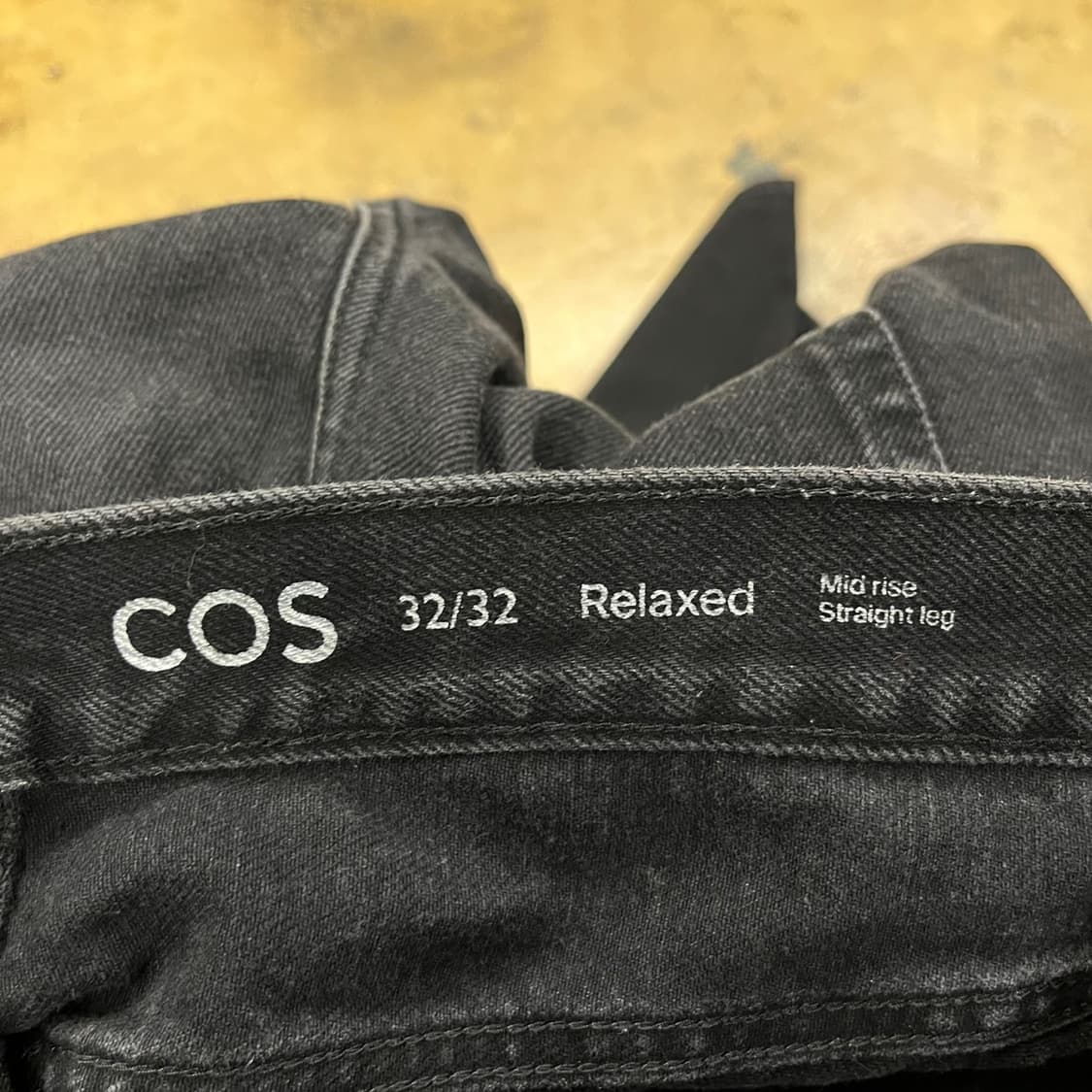 [정품/32] COS 블랙 데님 팬츠 b16 상품이미지4