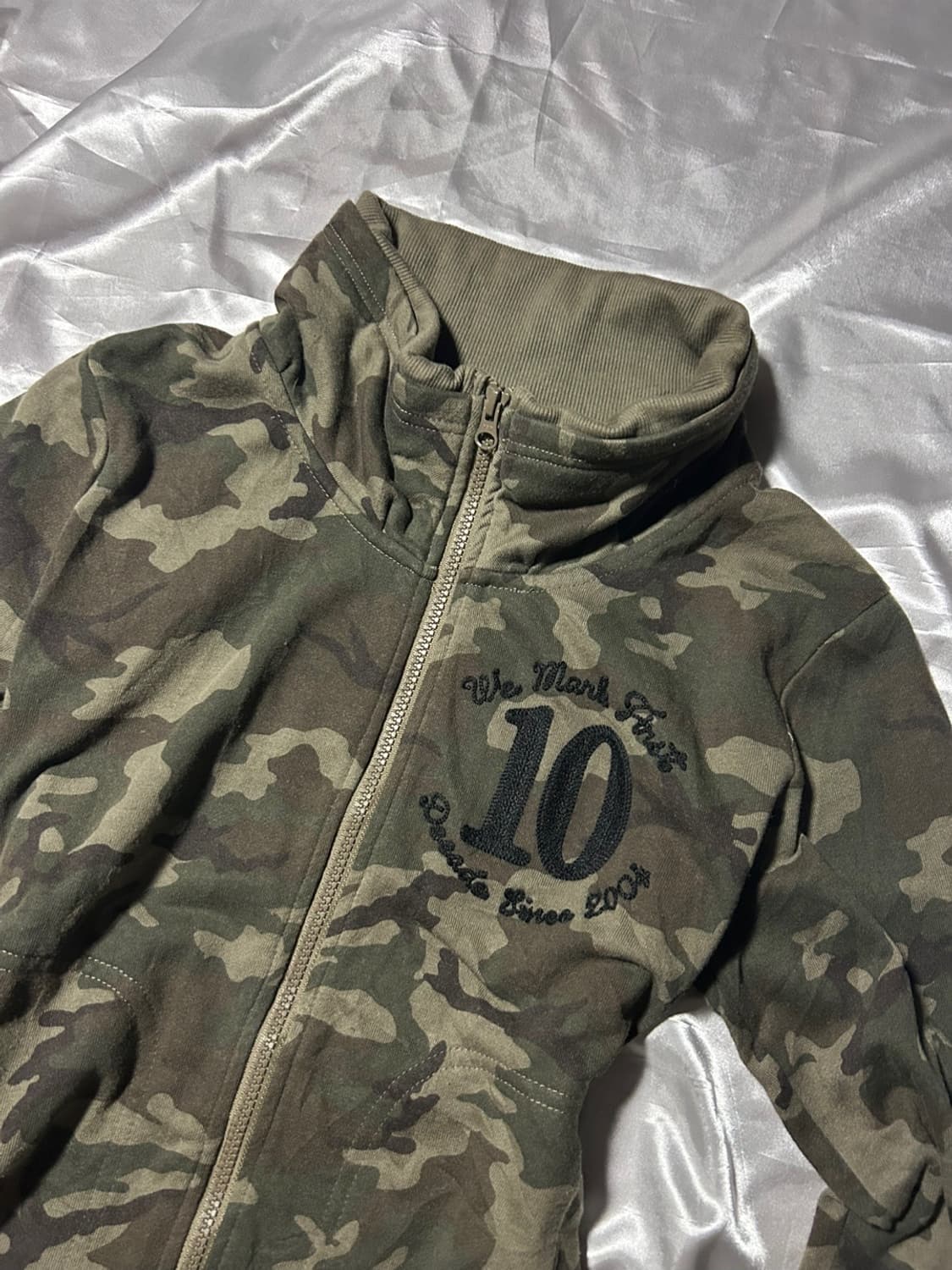 purple & yellow military zip-up 상품이미지2