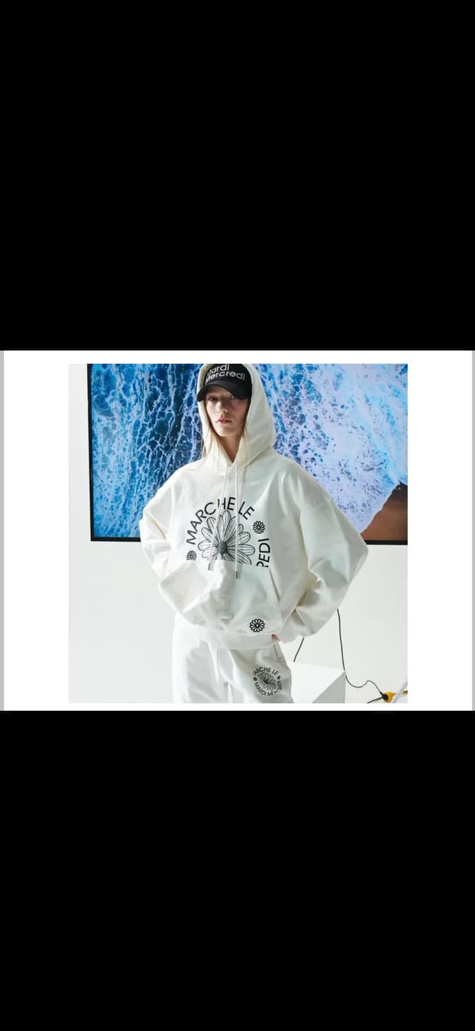 마르디메크르디 데이지 후드 셋업 상품이미지1
