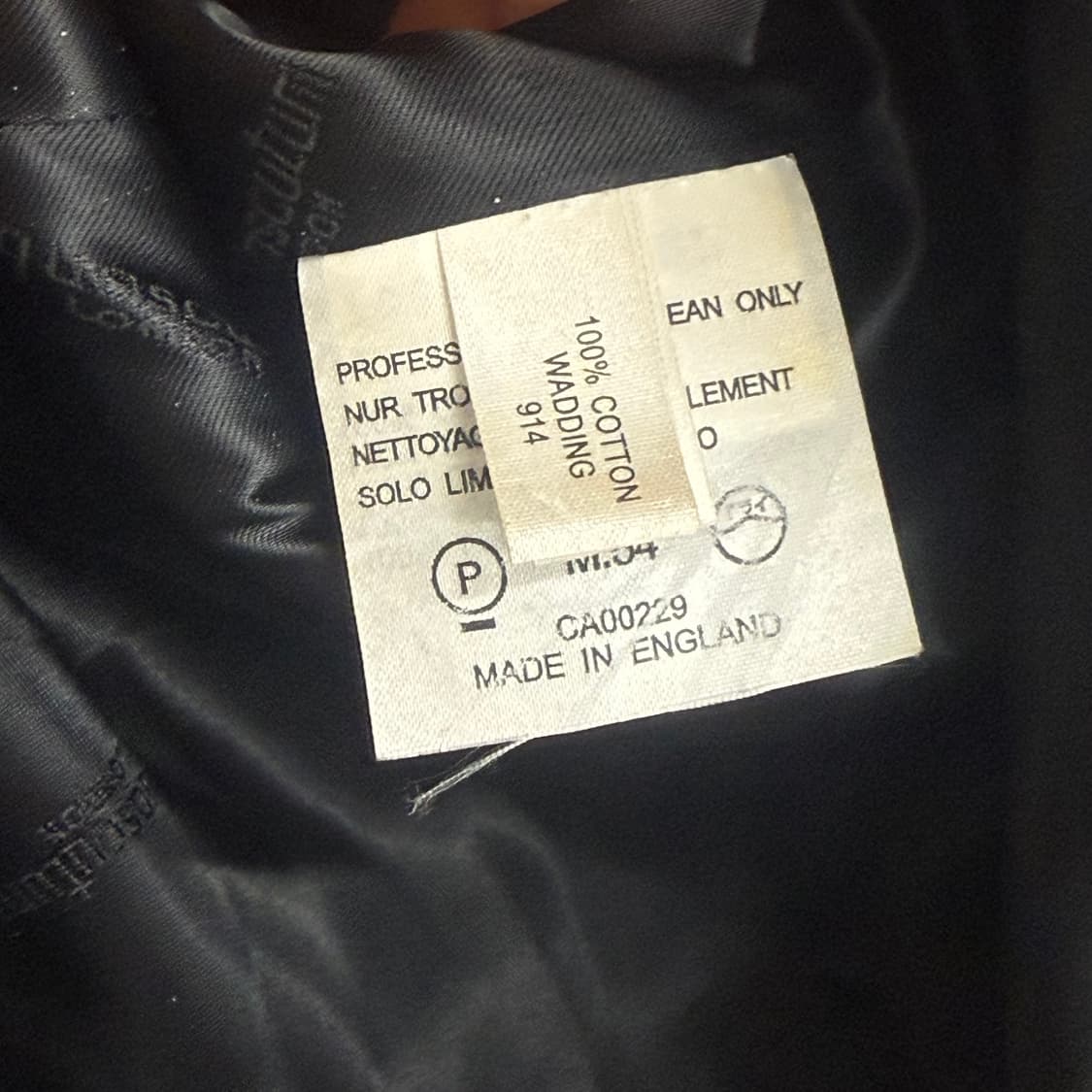 Made in 잉글랜드 아쿠아큐스텀 런던 헤링본 롱 코트 os 상품이미지4