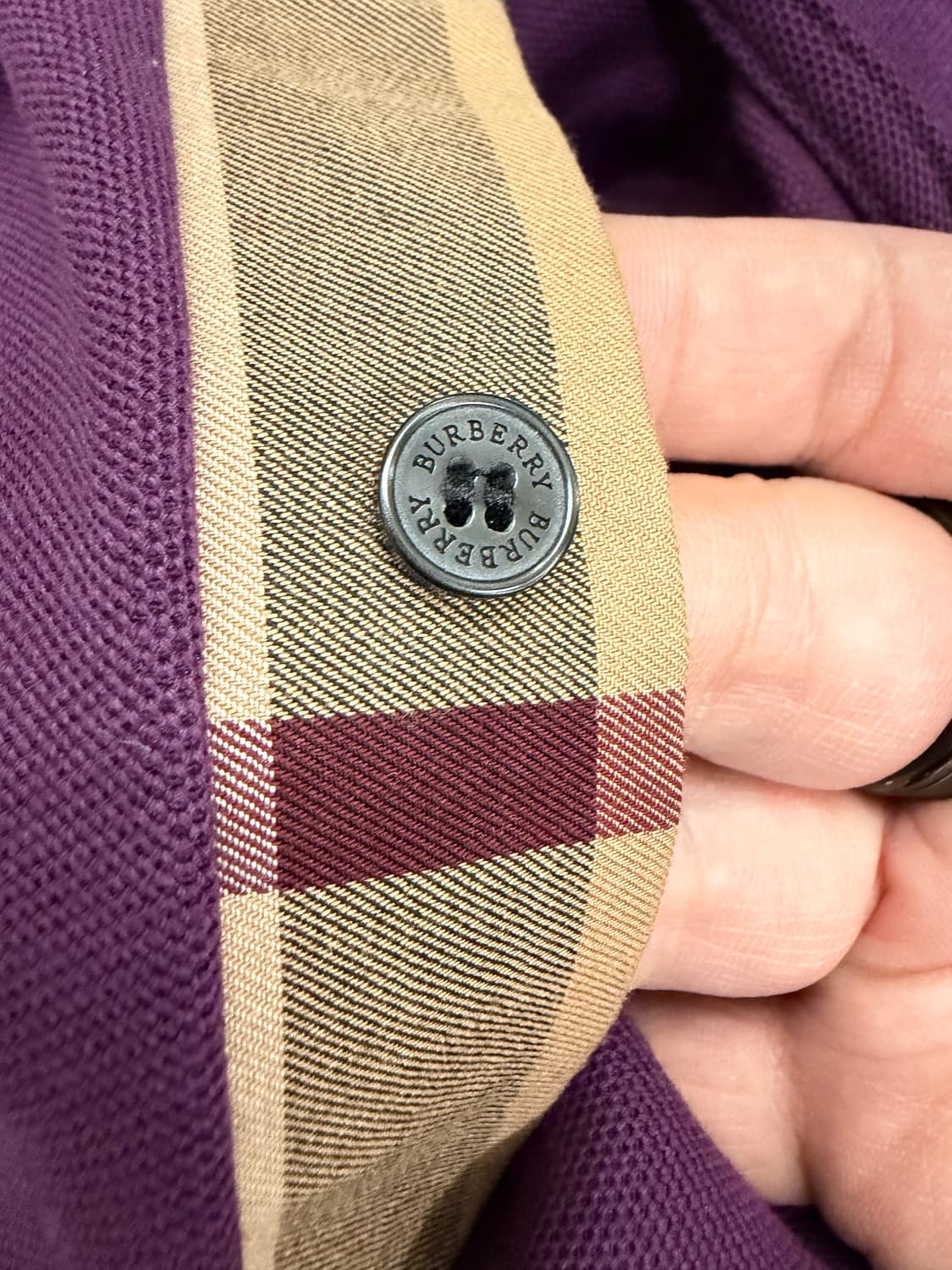 버버리 긴팔 폴로셔츠 (105) 상품이미지4
