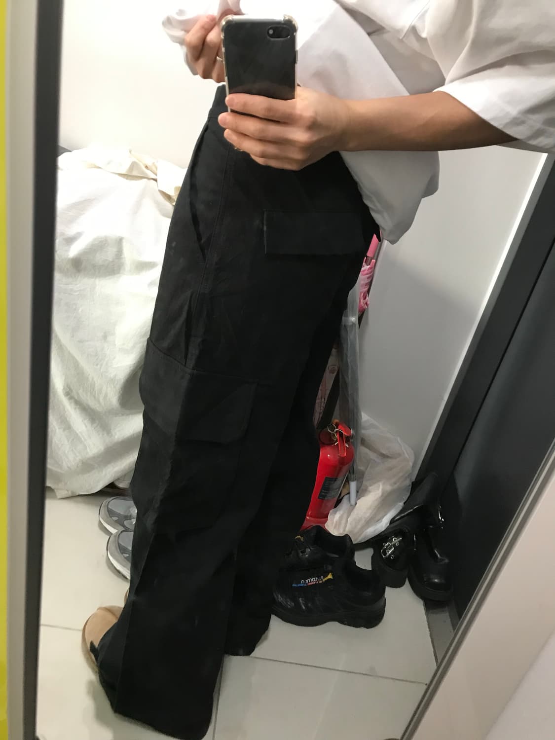 빈티지 와이드 카고 코튼팬츠 상품이미지7