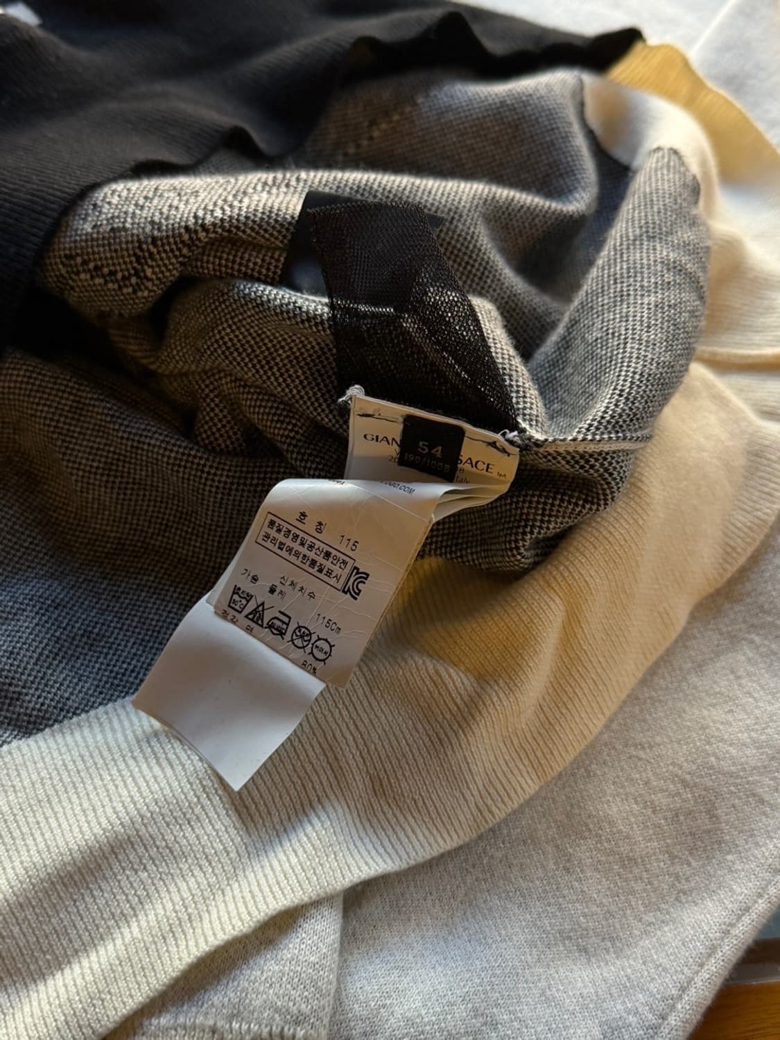 베르사체 그래픽 니트 105~110 상품이미지10