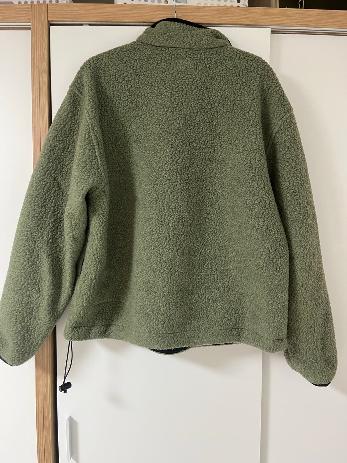 [카키스] 쉐르파 풀오버 하프집업 (그린컬러)_ S size 상품이미지4