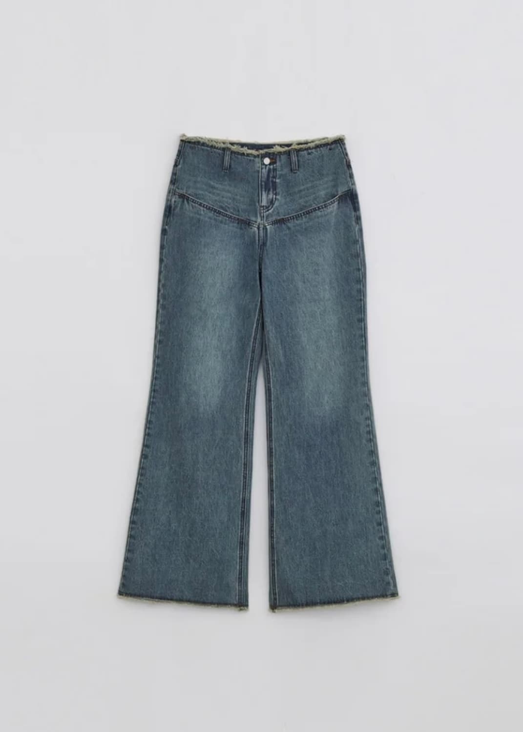다이애그널 와이드 부츠컷 데님 S 상품이미지4