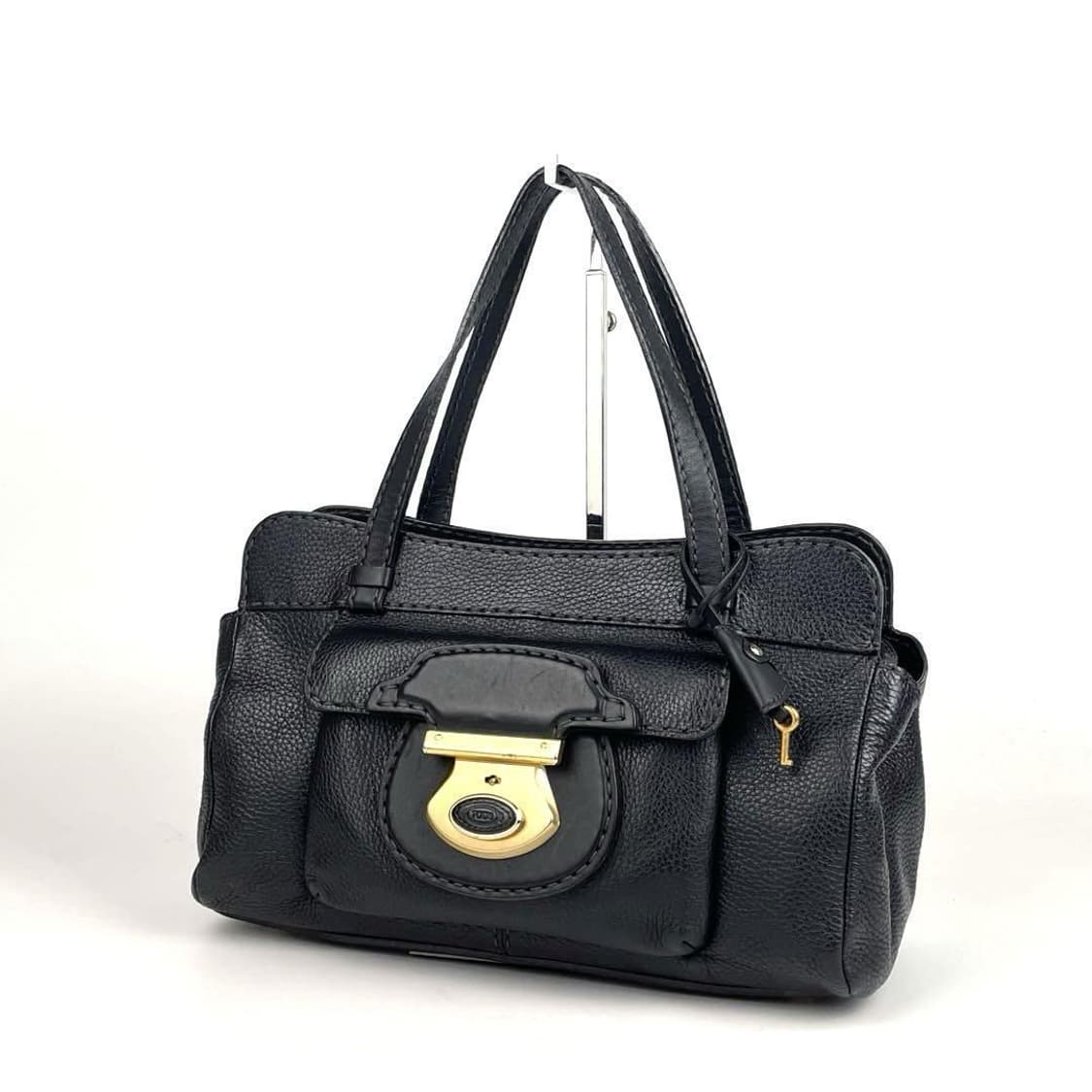 TODS 토즈 여성 가죽 가방 토트백 블랙 상품이미지1