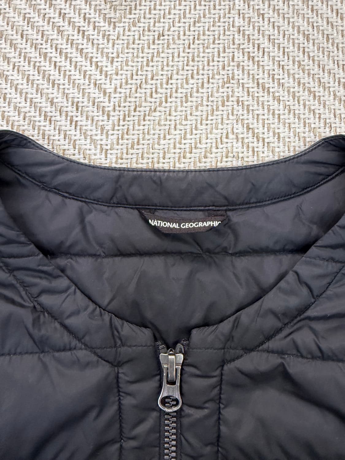 정품) 내셔널지오그래픽 남성 블랙 경량 패딩 100 상품이미지6