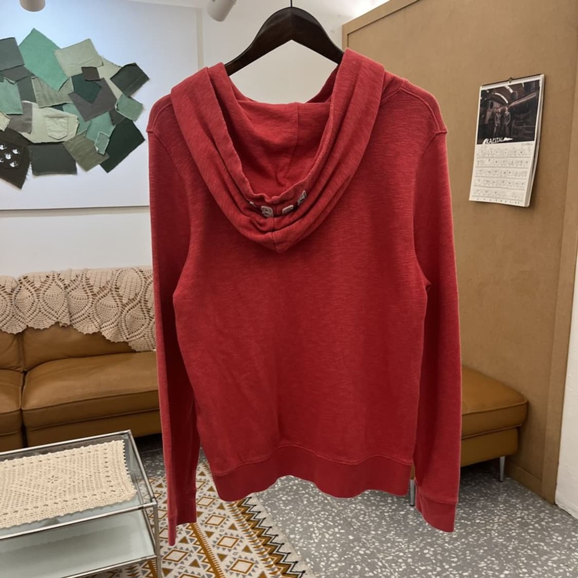 갭 레트로 00's Y2K 빈티지 코랄핑크 후드티 L C10741 상품이미지4