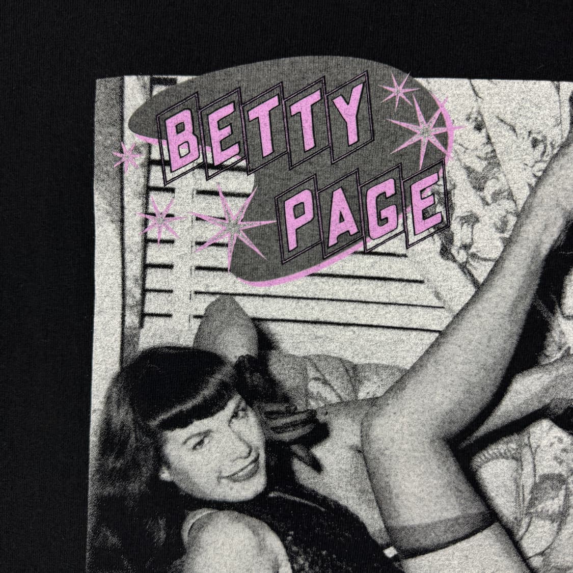 빈티지 90s Betty Page 베티페이지 티셔츠 상품이미지4