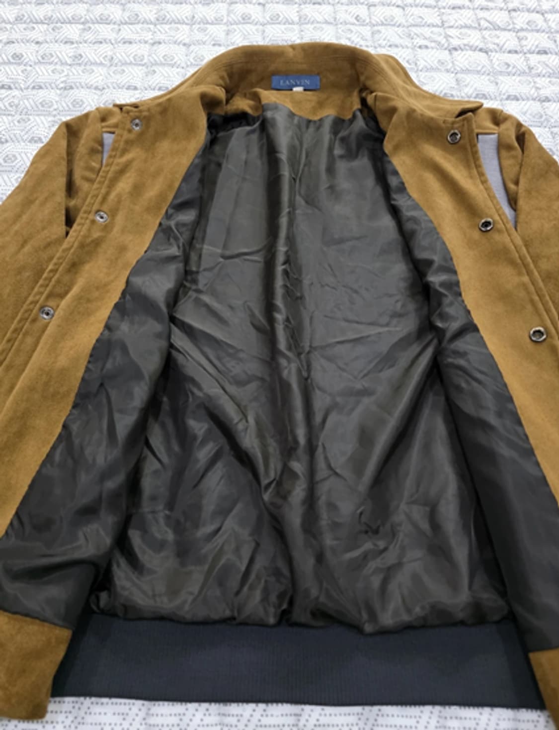 랑방 LANVIN 한섬 남성 스웨이드 자켓100 상품이미지6