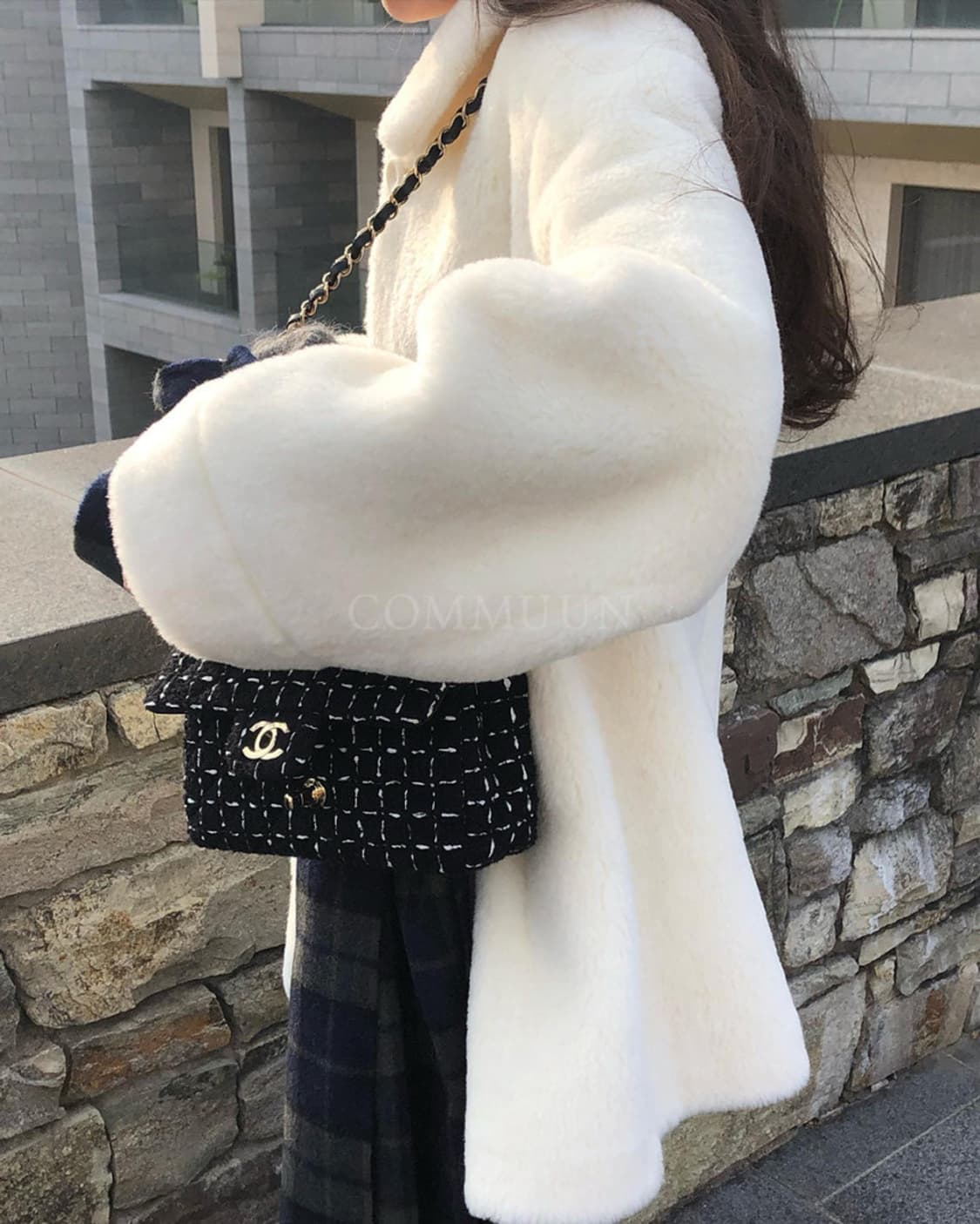 [초희귀인기매물] 온스 캐롤 하프 무스탕 상품이미지1