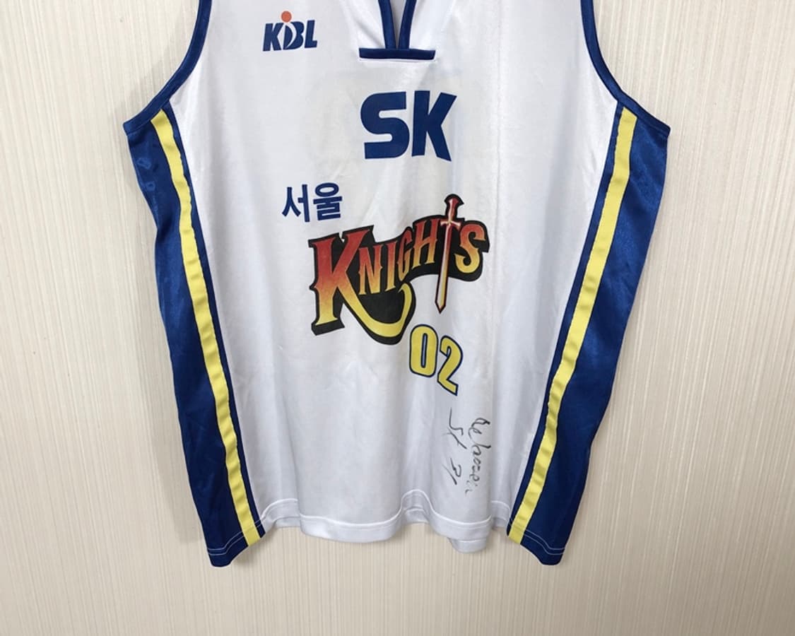 KBL 서울SK나이츠 레트로 유니폼/싸인져지 상품이미지3