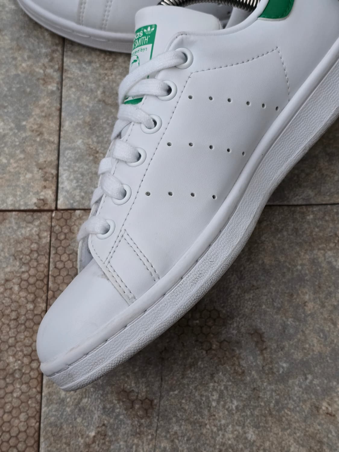 (230)아디다스 스탠스미스 화이트 그린 상품이미지7