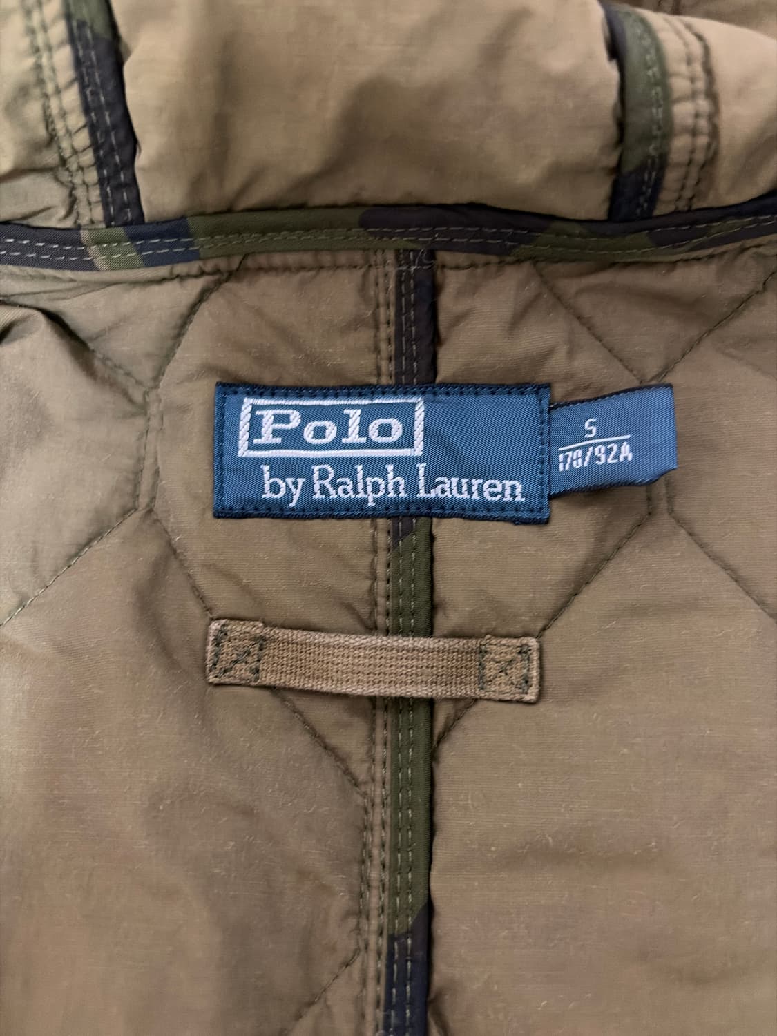 폴로 카모 퀄팅 자켓 S 상품이미지2