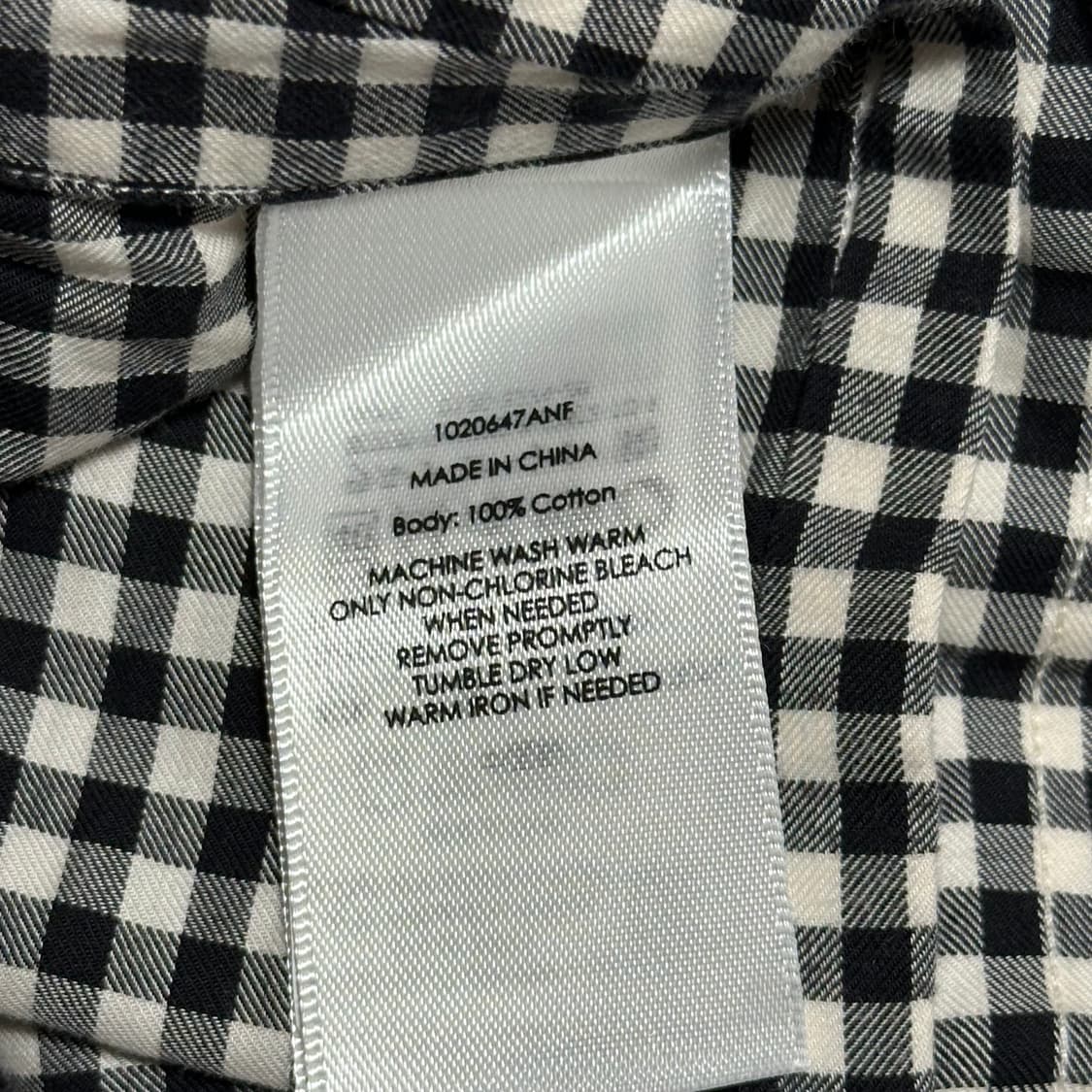 M 폴로랄프로렌 블랙 포니 깅엄체크 코튼 셔츠 상품이미지5