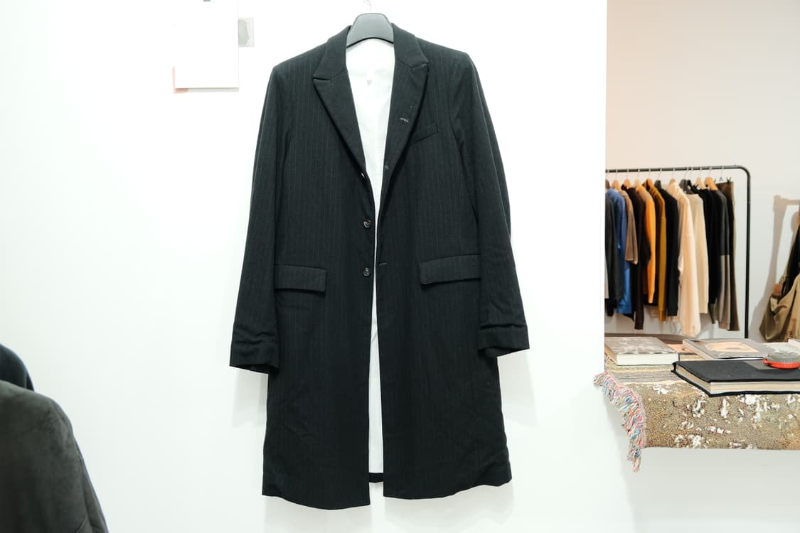 Bergfabel black stripe coat 상품이미지1
