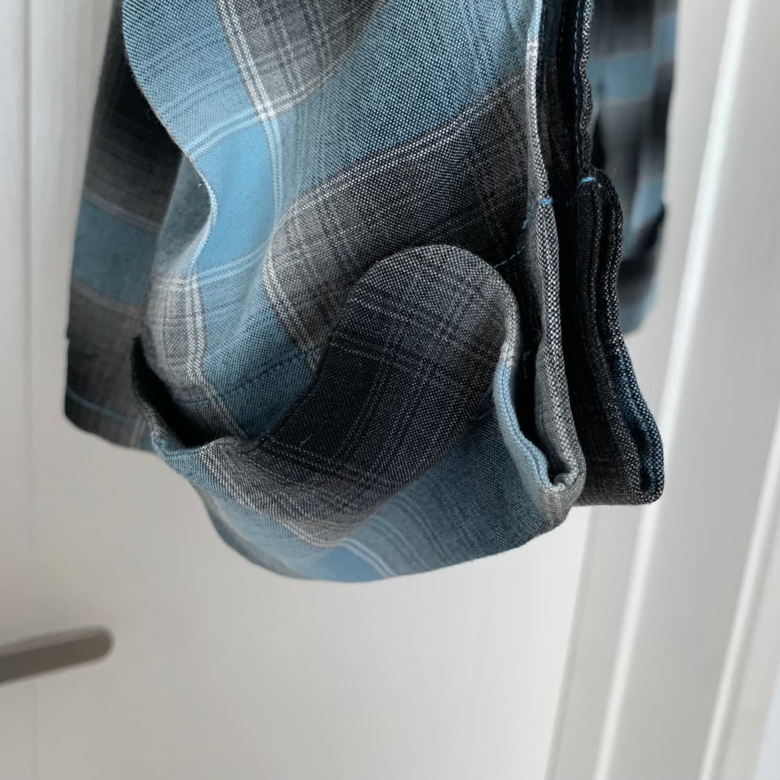 Sunsea 선씨 쉐도우 체크 레이온 셔츠 상품이미지5