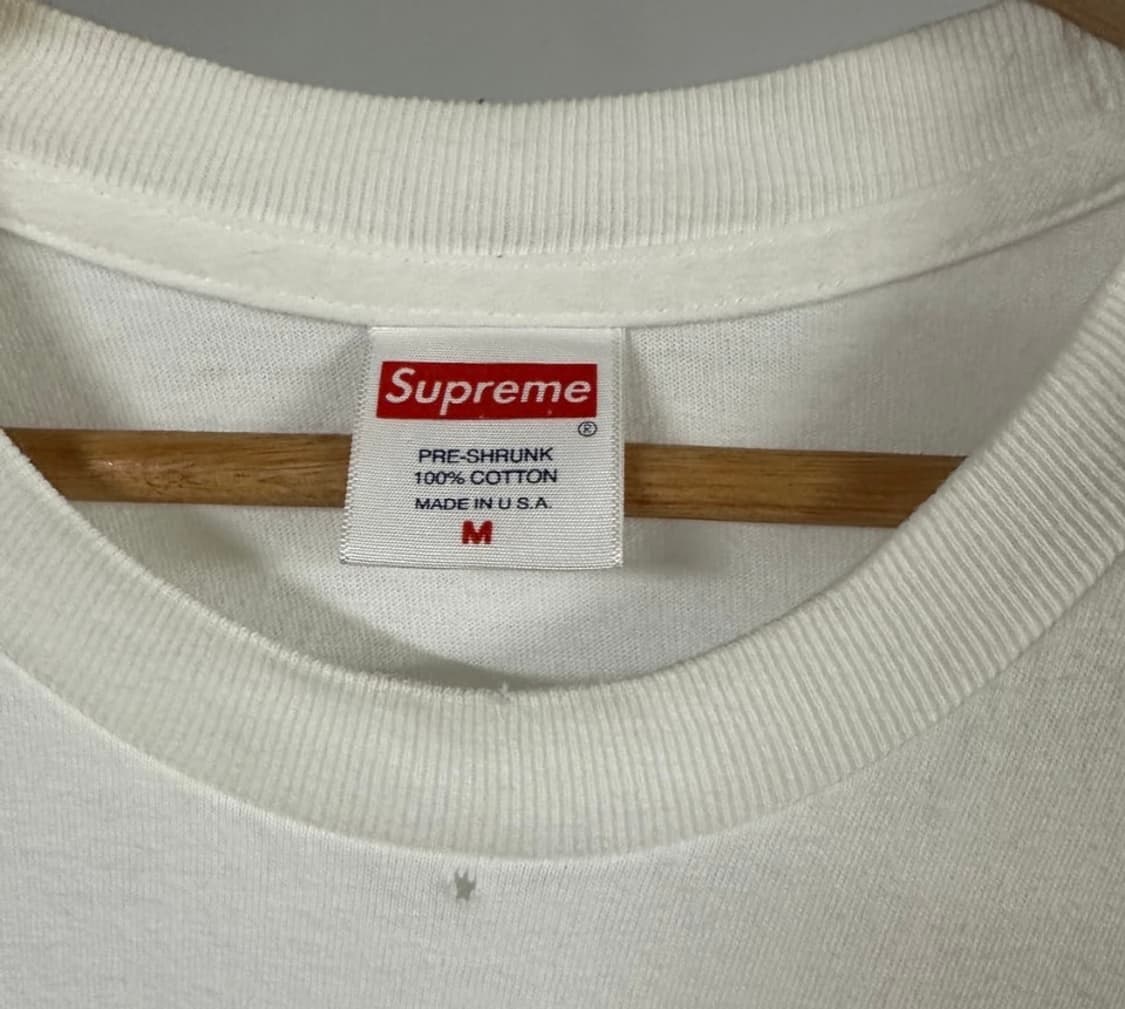 슈프림 쌍둥이 빌딩 프린팅 반팔 티셔츠 상품이미지3