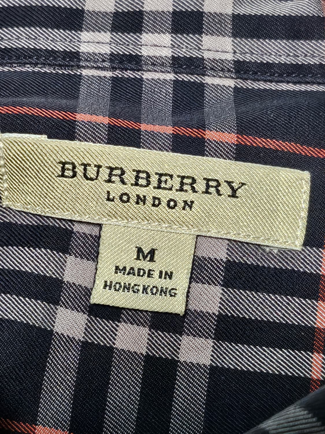 버버리 그래니룩 노바체크 셔츠 M 상품이미지5
