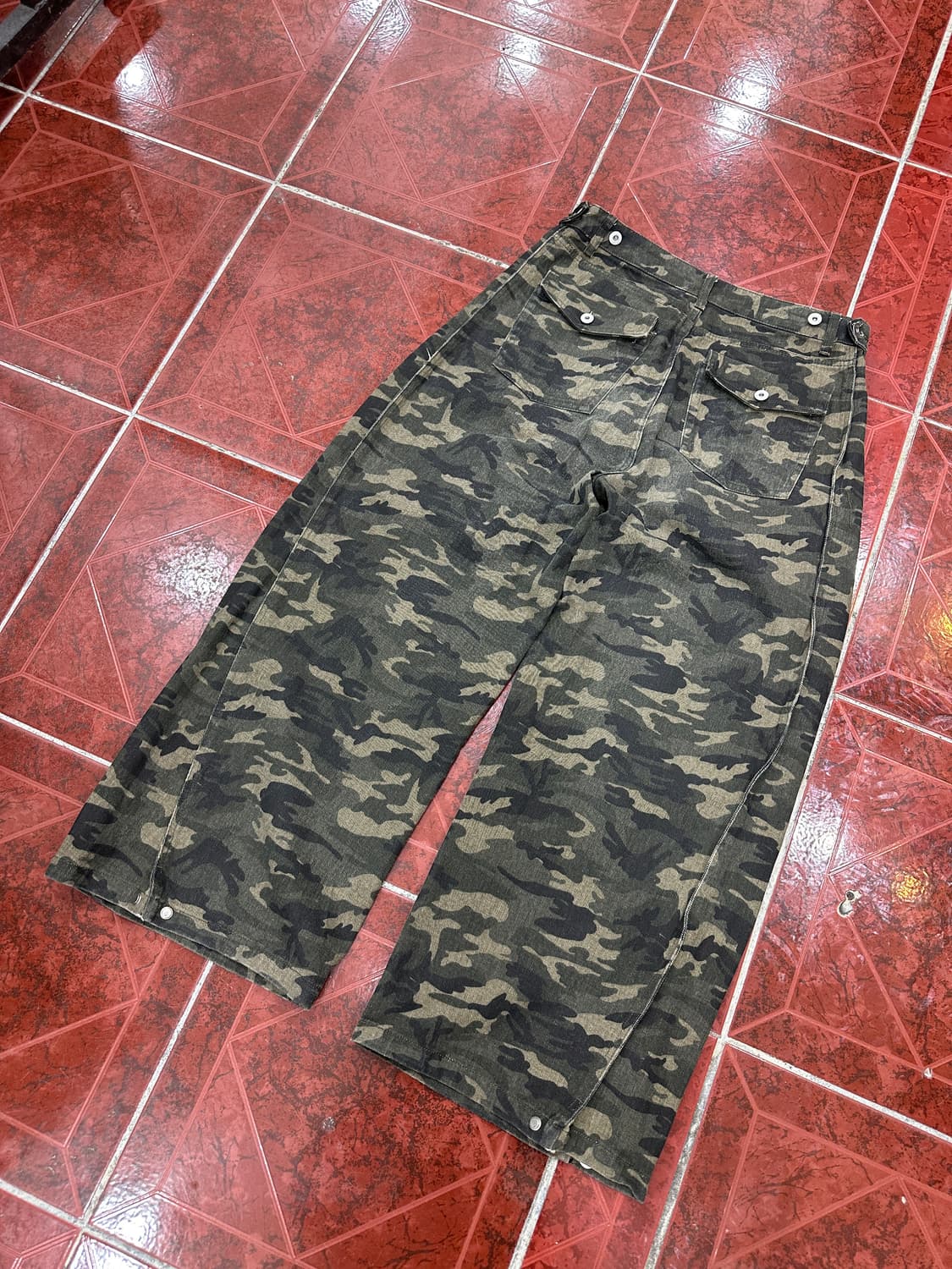 카모 와이드팬츠 상품이미지2