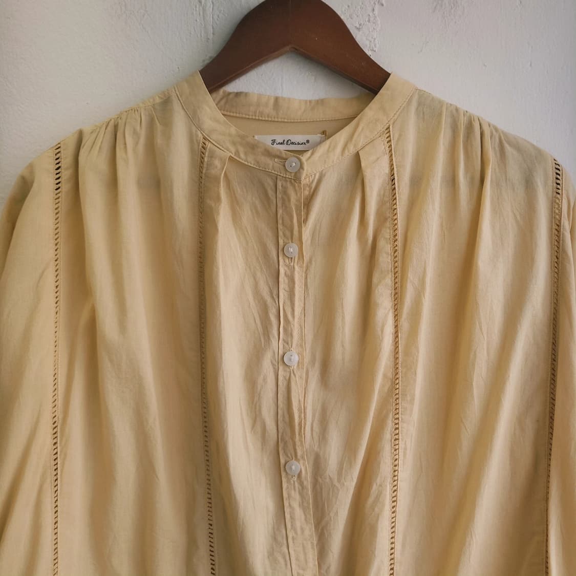 Final decision 펀칭 롱셔츠 상품이미지4