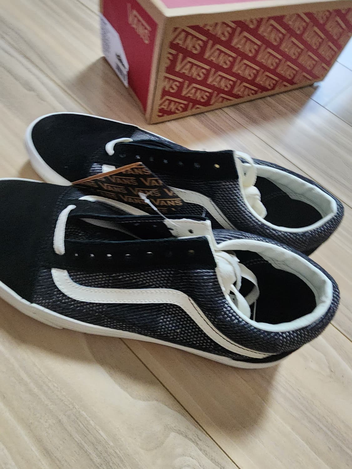 반스올드스쿨체크블랙반스신발스니커즈운동화270 상품이미지4