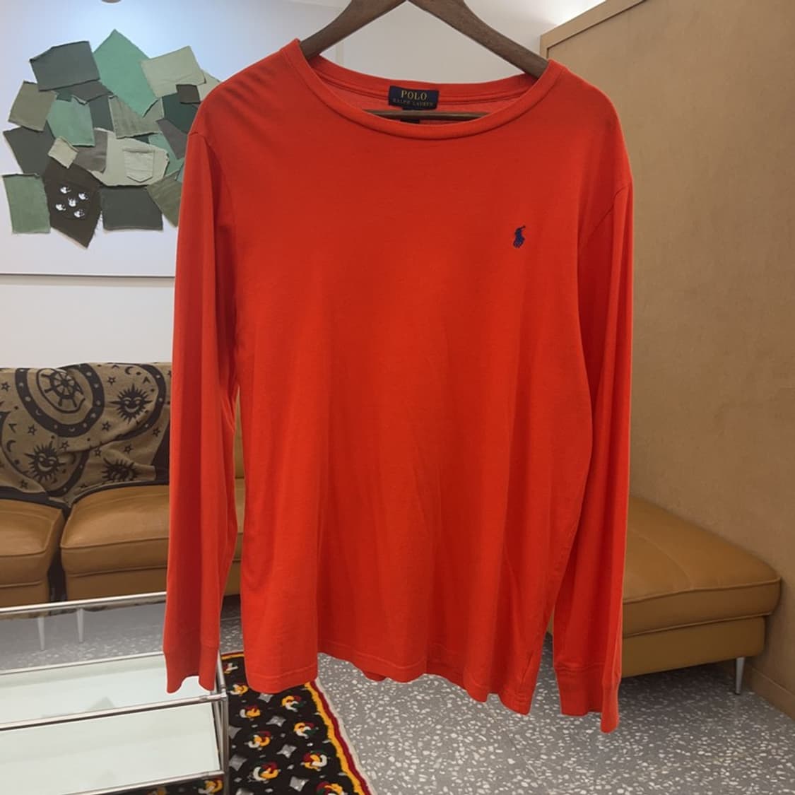 폴로 랄프로렌 Y2K 레트로 오렌지 롱슬리브 XL C07800 상품이미지3