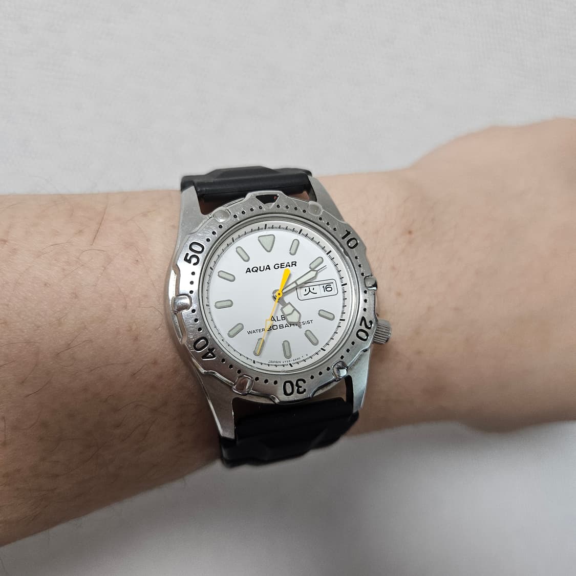 90s Seiko Alba Aqua Gear 세이코 알바 아쿠아기어 쿼츠 상품이미지2