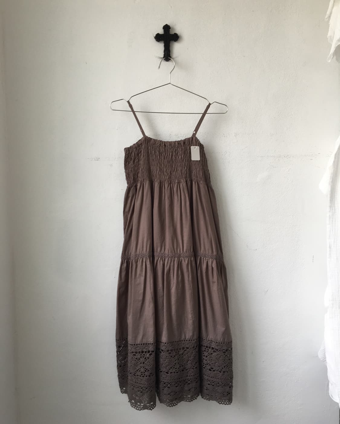 Crochet layered sleeveless layer onepiec 상품이미지2