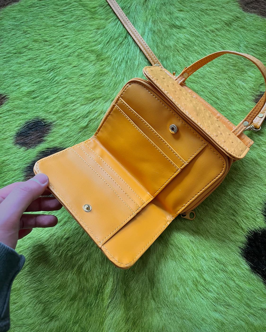 Japanese Vintage 2-Way Mini Leather Bag 상품이미지4