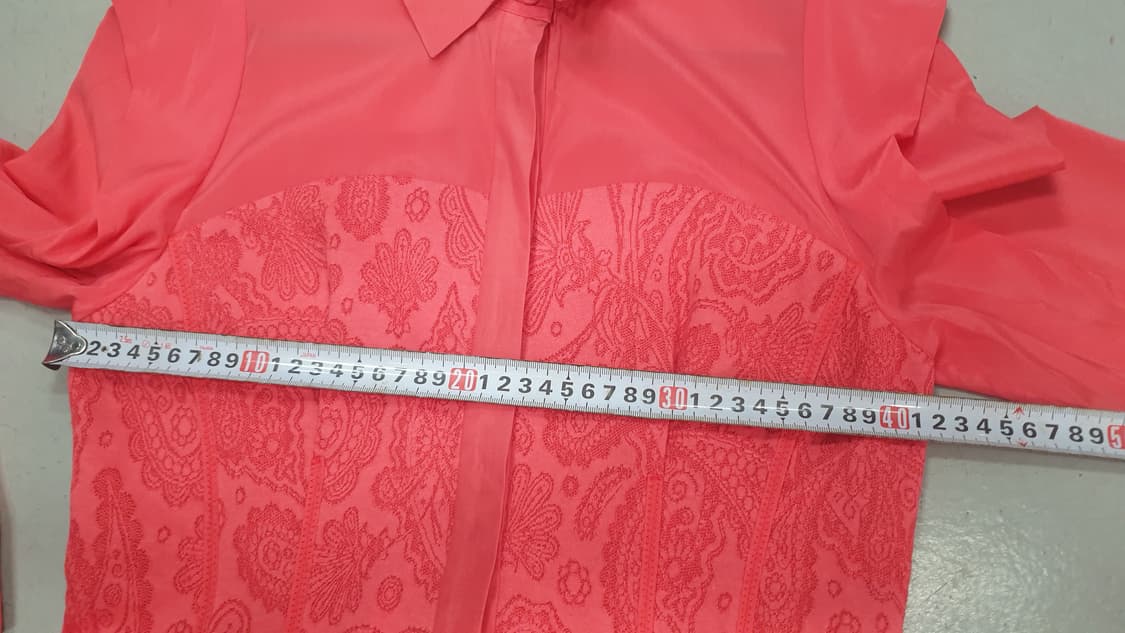 오브제 로즈레드 블라우스 2사이즈 상품이미지8