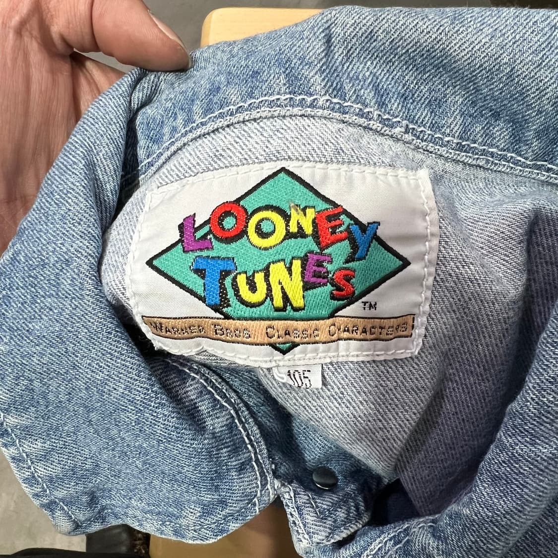  루니튠즈 자수 데님 트러커 자켓 y15632 상품이미지7