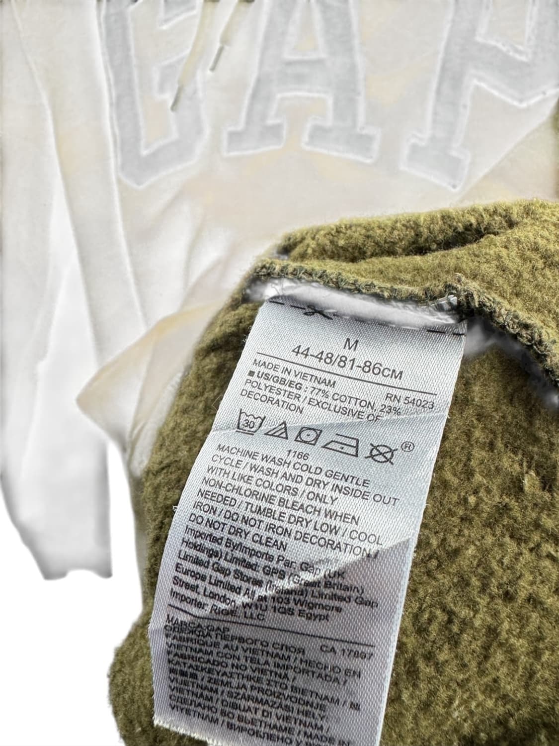 갭 카모 후드티 M 상품이미지5