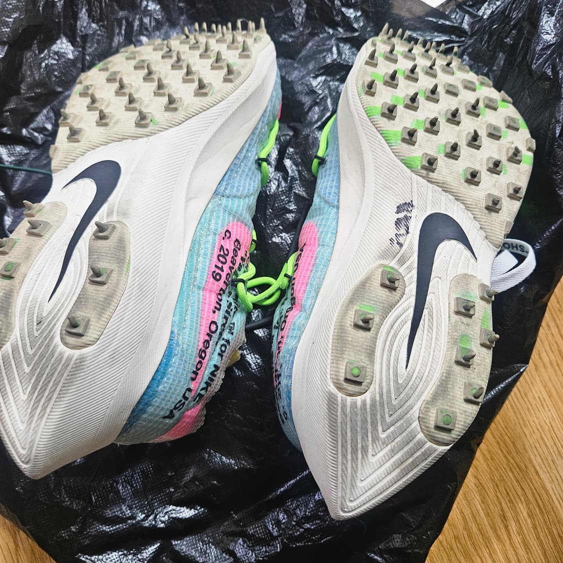 나이키 x 오프화이트 베이퍼 스트릿 폴러라이즈드 블루 상품이미지6