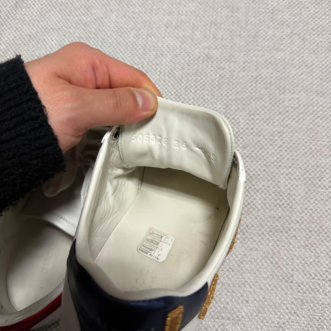 구찌 에이스 LOVED 자수 스니커즈 36 상품이미지5