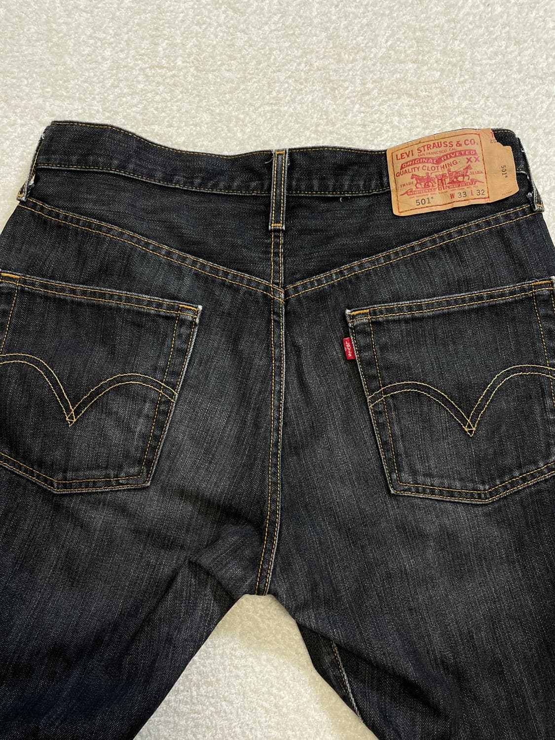07‘s 리바이스 501 흑청 상품이미지6