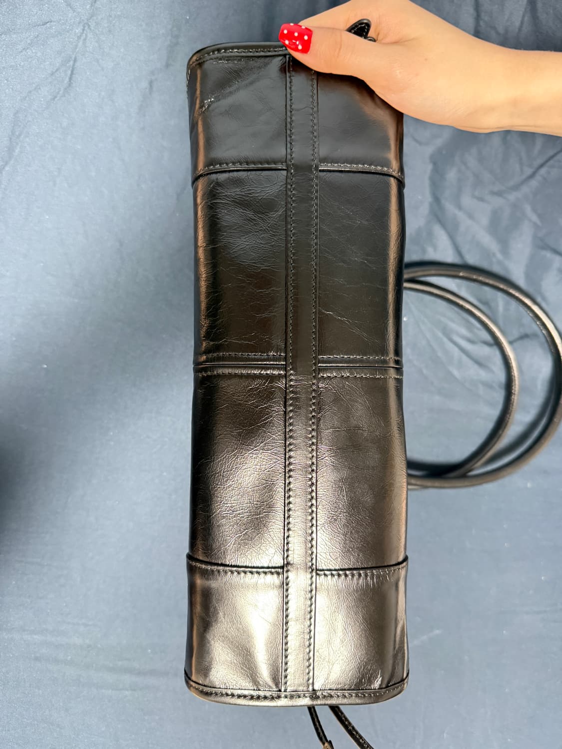 프라다 보니 미디움 가족 핸드백 블랙 상품이미지4